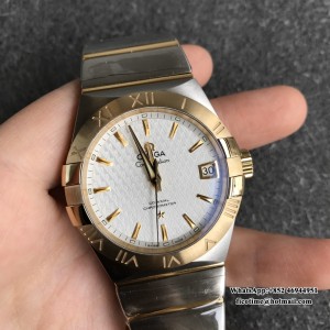 VSF A8500 Constellation 38mm YG/SS White Textured Dial YG/SS Bracelet VSF A8500 38mm  YG/SS Bracelet - Image 4