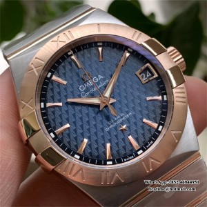 VSF A8500 Constellation 38mm RG/SS Blue Textured Dial RG/SS Bracelet VSF A8500 38mm  RG/SS Bracelet - Image 4