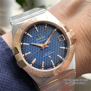 VSF A8500 Constellation 38mm RG/SS Blue Textured Dial RG/SS Bracelet VSF A8500 38mm  RG/SS Bracelet - Image 5