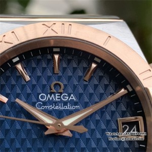 VSF A8500 Constellation 38mm RG/SS Blue Textured Dial RG/SS Bracelet VSF A8500 38mm  RG/SS Bracelet - Image 8