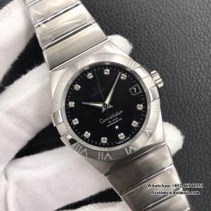 VSF A8500 Constellation 38mm Black Dial Diamond Marker SS Bracelet VSF A8500 38mm  SS Bracelet - Image 2