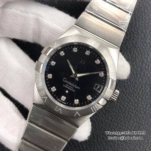 VSF A8500 Constellation 38mm Black Dial Diamond Marker SS Bracelet VSF A8500 38mm  SS Bracelet - Image 9