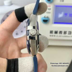 VSF A8900 Constellation 41mm Ceramic White Dial Blue Rubber Strap VSF A8900 41mm  Blue Rubber Strap - Image 4