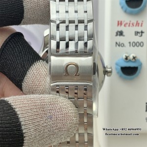 VSF A8500 De Ville Hour Vision 41mm Blue Dial SS Bracelet VSF A8500 41mm  SS Bracelet - Image 2