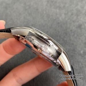 VSF A8500 De Ville Hour Vision 41mm White/Silver Dial Black Rubber Strap VSF A8500 41mm  Black Rubber Strap - Image 6