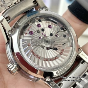 VSF A8500 De Ville Hour Vision 41mm Black/Silver Dial SS Bracelet VSF A8500 41mm  SS Bracelet - Image 2