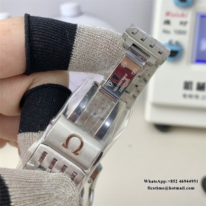 VSF A8500 De Ville Hour Vision 41mm Black/Silver Dial SS Bracelet VSF A8500 41mm  SS Bracelet - Image 5