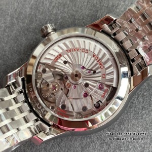 VSF A8500 De Ville Hour Vision 41mm White Dial SS Bracelet VSF A8500 41mm  SS Bracelet - Image 2