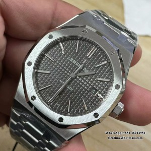 ZF A3120 AP Royal Oak 41mm 15400 Grey Dial SS Bracelet - Image 3
