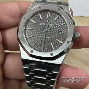 ZF A3120 AP Royal Oak 41mm 15400 Grey Dial SS Bracelet - Image 4