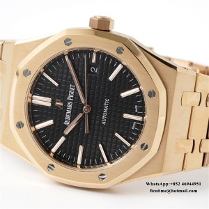 ZF A3120 AP Royal Oak 41mm 15400 RG Black Dial RG Bracelet - Image 4