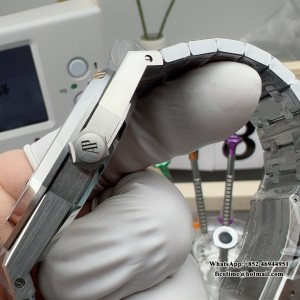 APSF A3120 AP Royal Oak 41mm 15400 White Dial SS Bracelet - Image 4