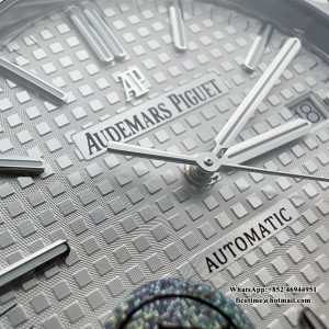 APSF A3120 AP Royal Oak 41mm 15400 White Dial SS Bracelet - Image 9