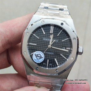 APSF A3120 AP Royal Oak 41mm 15400 Black Dial SS Bracelet - Image 3