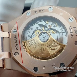 APSF A3120 AP Royal Oak 41mm 15400 RG Black Dial RG Bracelet - Image 3