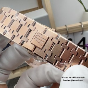 APSF A3120 AP Royal Oak 41mm 15400 RG Black Dial RG Bracelet - Image 4