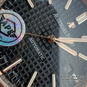 APSF A3120 AP Royal Oak 41mm 15400 RG Black Dial RG Bracelet - Image 5