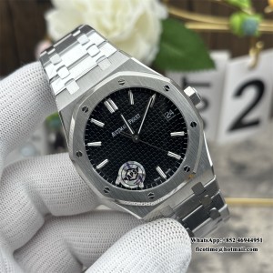 APSF A4302 AP Royal Oak 41mm 15500 Black Dial SS Bracelet - Image 4