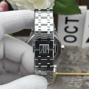 APSF A4302 AP Royal Oak 41mm 15500 Black Dial SS Bracelet - Image 5