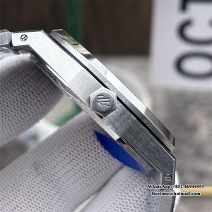 APSF A4302 AP Royal Oak 41mm 15500 Black Dial SS Bracelet - Image 9