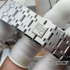 APSF A4302 AP Royal Oak 41mm 15500 Grey Dial SS Bracelet - Image 4