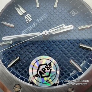 APSF A4302 AP Royal Oak 41mm 15500 Blue Dial SS Bracelet - Image 9