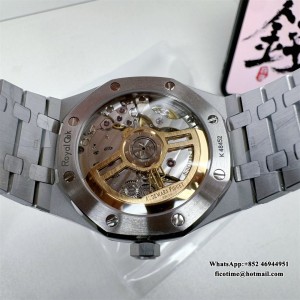 APSF A4302 AP Royal Oak 41mm 15500 White Dial SS Bracelet - Image 3