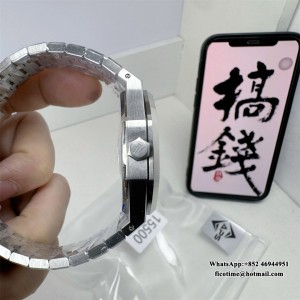 APSF A4302 AP Royal Oak 41mm 15500 White Dial SS Bracelet - Image 4