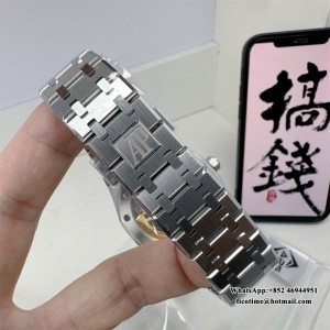 APSF A4302 AP Royal Oak 41mm 15500 White Dial SS Bracelet - Image 6