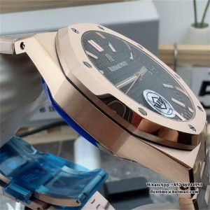 APSF A4302 AP Royal Oak 41mm 15500 RG Black Dial RG Bracelet - Image 10