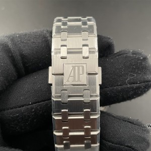ZF A4302 AP Royal Oak 41mm 15500 Black Dial SS Bracelet - Image 5