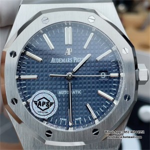 APSF SA3120 AP Royal Oak 37mm 15450 Blue Dial SS Bracelet - Image 2