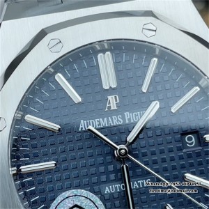APSF SA3120 AP Royal Oak 37mm 15450 Blue Dial SS Bracelet - Image 6