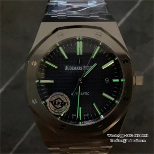 APSF SA3120 AP Royal Oak 37mm 15450 Blue Dial SS Bracelet - Image 7