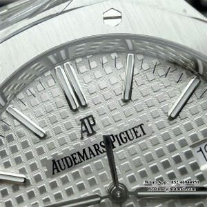 APSF SA3120 AP Royal Oak 37mm 15450 White Dial SS Bracelet - Image 6