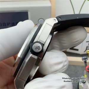 APSF SA3120 AP Royal Oak Offshore 42mm 15703 Black Dial Black Rubber Strap - Image 7