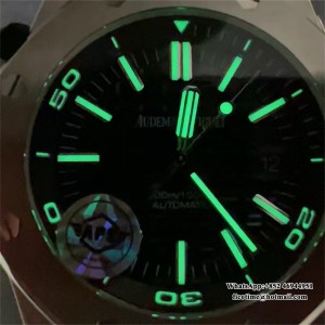 APSF SA3120 AP Royal Oak Offshore 42mm 15703 Black Dial Black Rubber Strap - Image 9