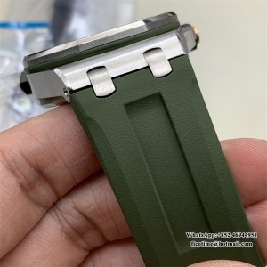 ZF SA4308 AP Royal Oak Offshore 42mm 15720 Green Dial Green Rubber Strap - Image 7