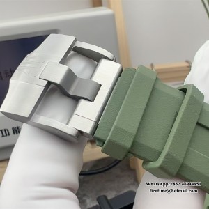 APSF SA4308 AP Royal Oak Offshore 42mm 15720 Green Dial Green Rubber Strap - Image 8