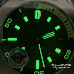 APSF SA4308 AP Royal Oak Offshore 42mm 15720 Green Dial Green Rubber Strap - Image 9
