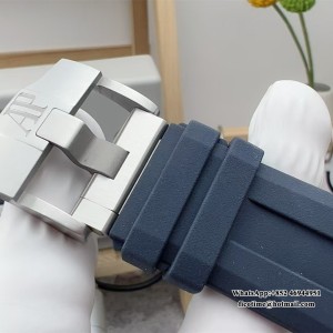 APSF SA4308 AP Royal Oak Offshore 42mm 15720 Blue Dial Blue Rubber Strap - Image 6