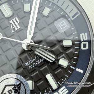 APSF SA4308 AP Royal Oak Offshore 42mm 15720 Grey Dial Grey Rubber Strap - Image 2