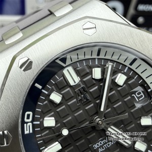 APSF SA4308 AP Royal Oak Offshore 42mm 15720 Grey Dial Grey Rubber Strap - Image 9