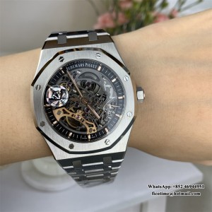 APSF A8215 AP Royal Oak 41mm 15407 Openwork SS Bracelet - Image 6