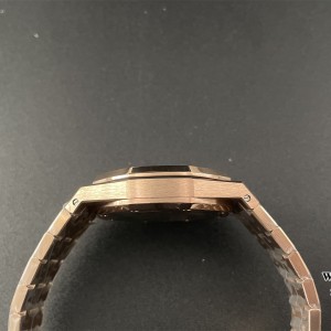 TWF A3120 AP Royal Oak 37mm 15451 Diamond Bezel Purple Dial SS Bracelet - Image 4