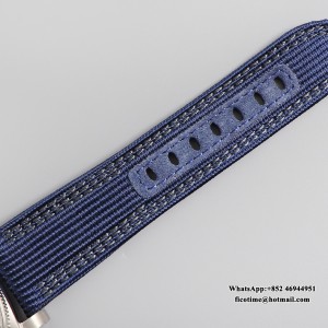 VSF P9000 PAM985 47mm Submersible MIKE HORN Titanium Black Dial Blue Nylon Strap - Image 7