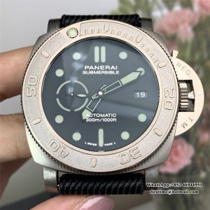 VSF P9000 PAM984 47mm Submersible Titanium Black Dial Black Nylon Strap - Image 3