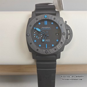 VSF P9010 PAM960 42mm Submersible Carbon Black Dial Black Rubber Strap - Image 4