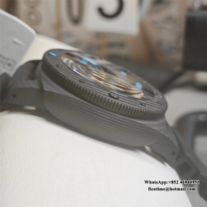 VSF P9010 PAM960 42mm Submersible Carbon Black Dial Black Rubber Strap - Image 8