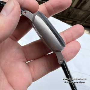 VSF P9010 PAM1096 42mm Luminor GMT Titanium Black Dial Black Leather Strap - Image 5